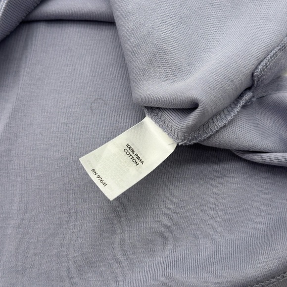 J Jill Ribbed Knit Longline Crewneck Tunic Gray Stretch Jersey Knit Size Small - Picture 4 of 10